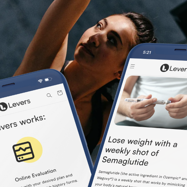 Levers Health Peptides: Shopify Telehealth eCommerce Designed for Wellness   Creatibly